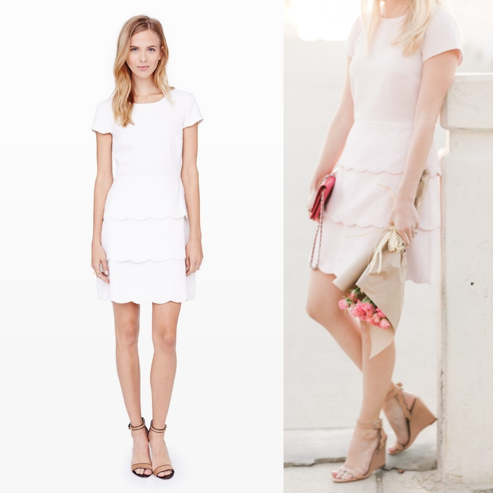 Club Monaco Scalloped Dress - Picture 2 of 7